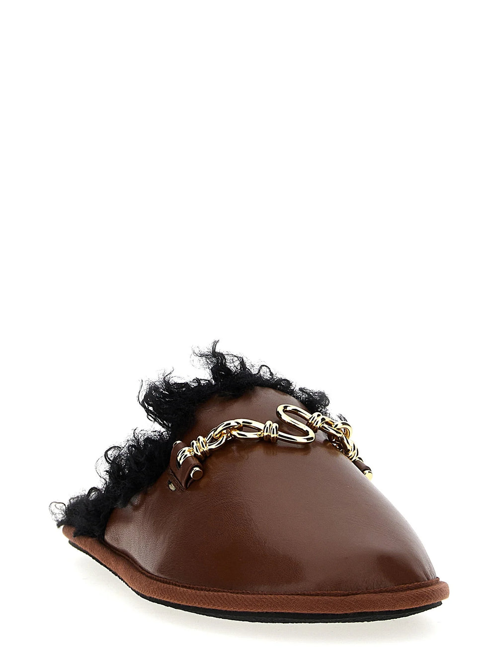 Stella McCartney Brown Polyethylene Mules - EU39/US9