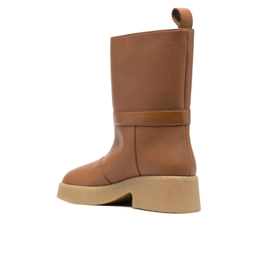Stella McCartney Bruine Regenlaarzen van Polyethyleen