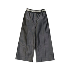 Stella McCartney Cropped Leather Effect Pants