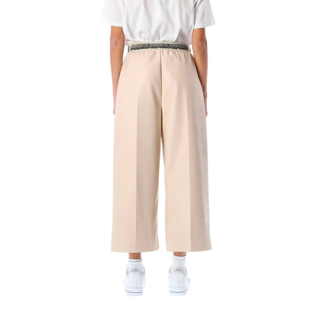 Stella McCartney Cropped Logo Pants - Trousers