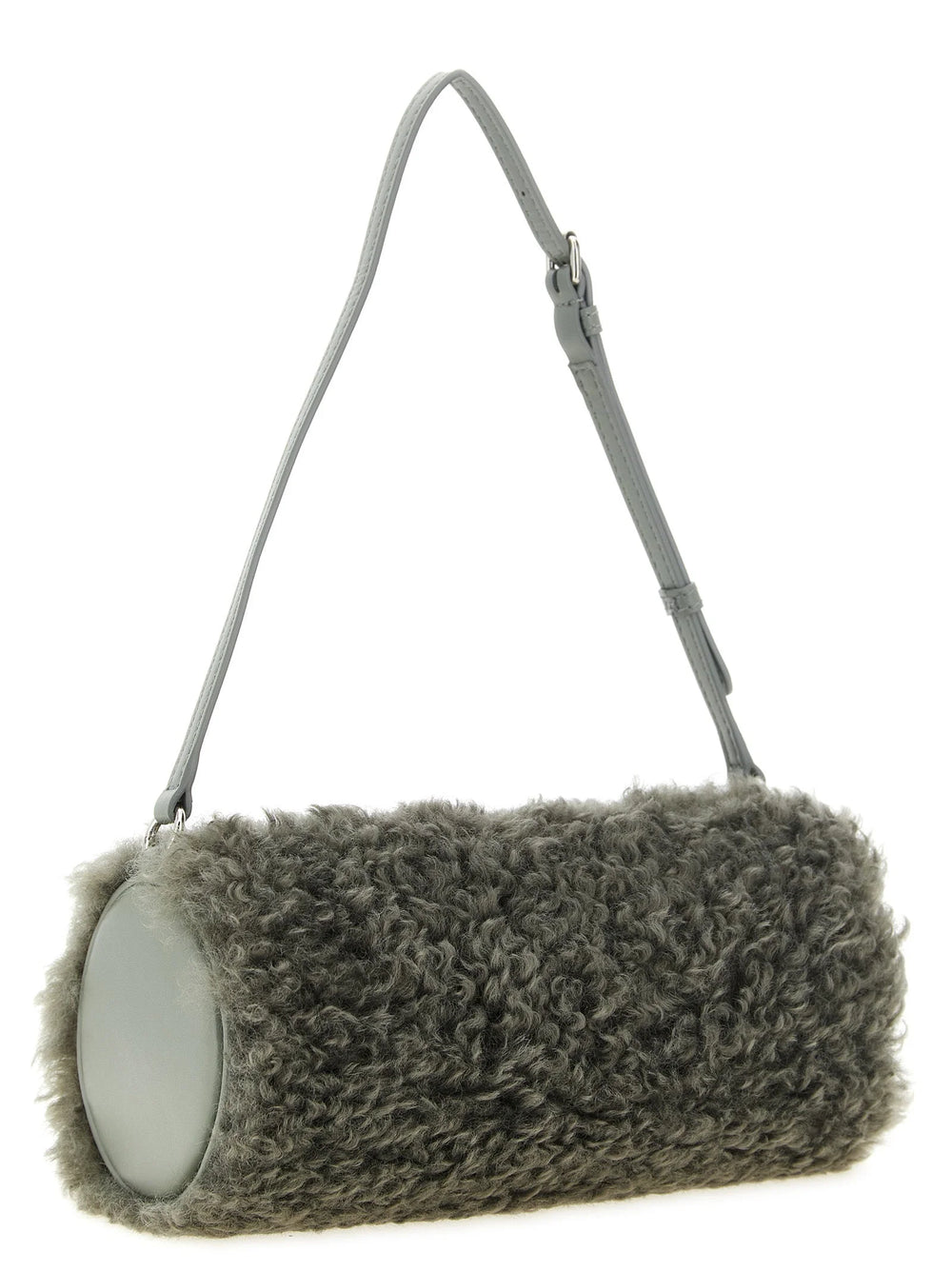 Stella McCartney Gray Polyester Clutch Bag