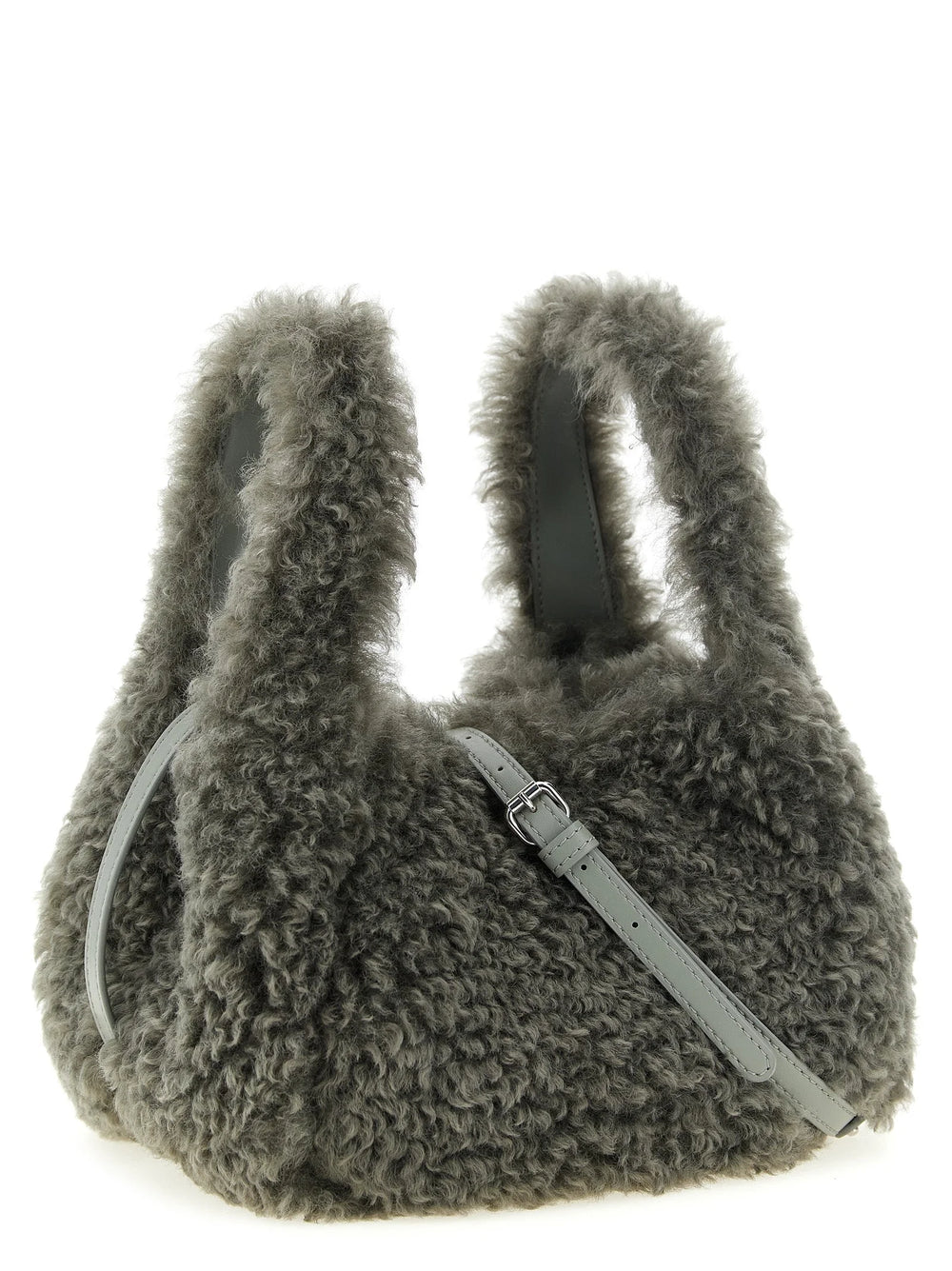 Stella McCartney Gray Polyester Shoulder Bag
