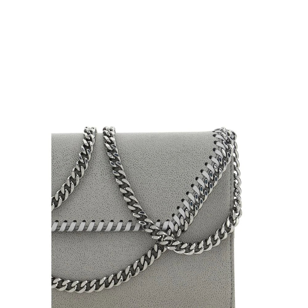 Stella McCartney Gray Polyester Shoulder Bag