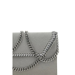 Stella McCartney Gray Polyester Shoulder Bag