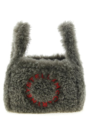 Stella McCartney Gray Polyester Shoulder Bag