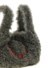Stella McCartney Gray Polyester Shoulder Bag