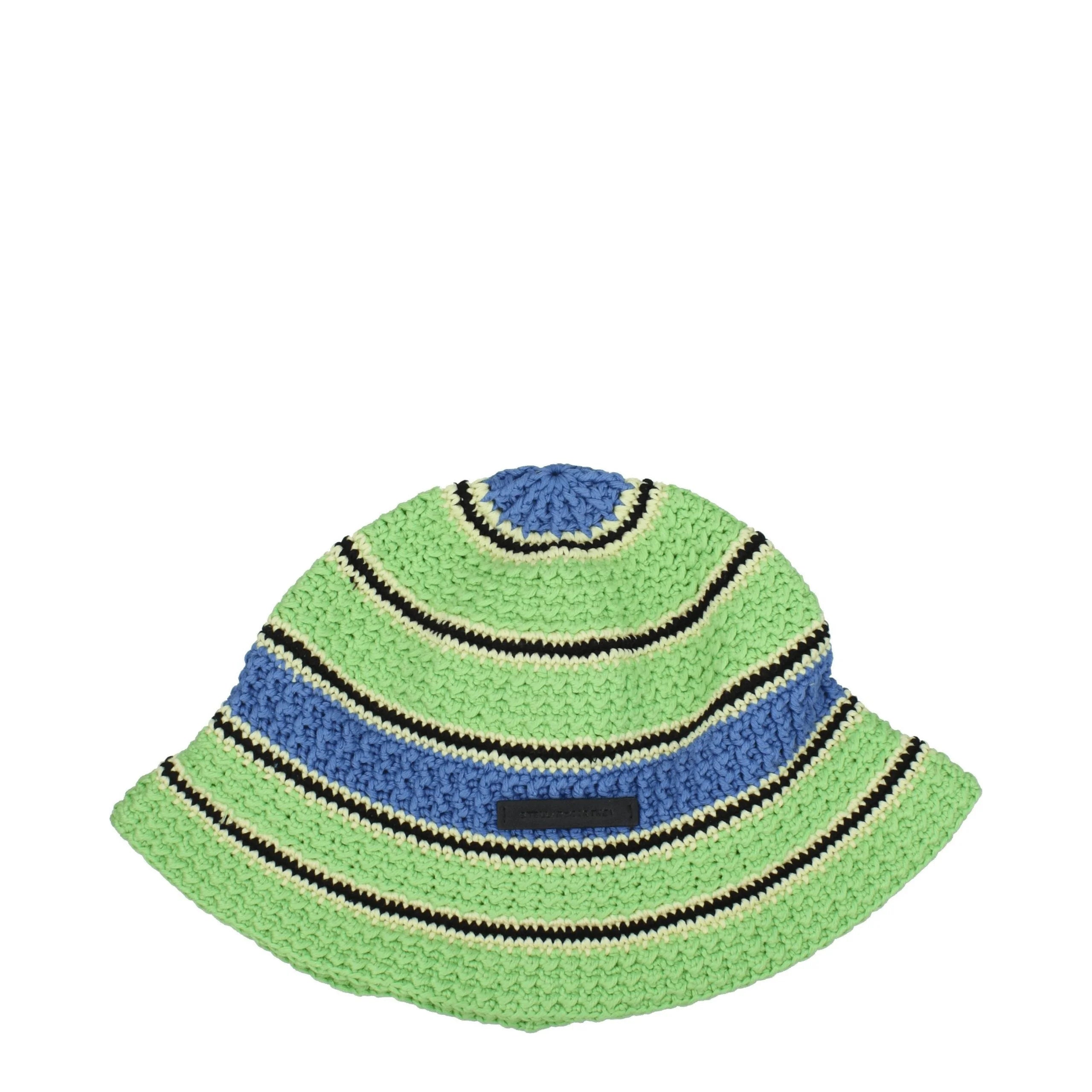 Stella McCartney Green Cotton Bucket Hats - 58 cm|M