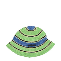 Stella McCartney Green Cotton Bucket Hats - 58 cm|M