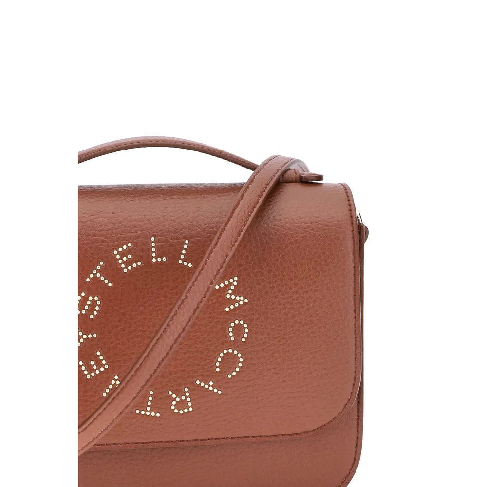Stella McCartney Logo Flap Bag Eco Embossed Grainy Alter - Shoulder Bags