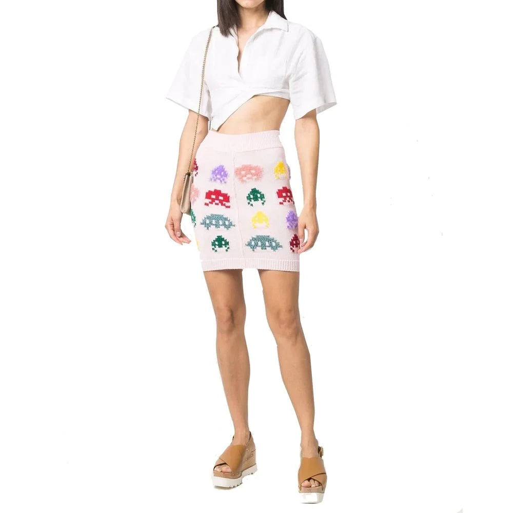 Stella McCartney Multicolor Cotton Mini Skirt