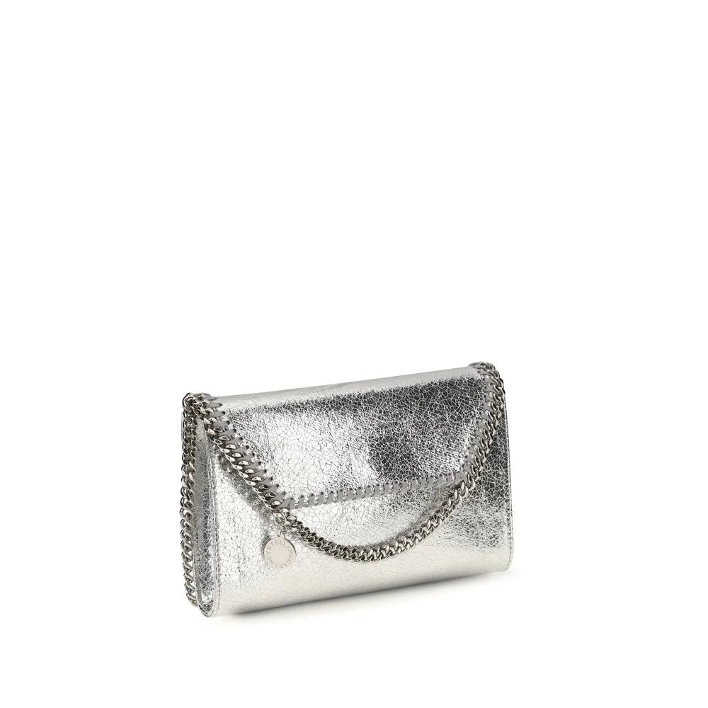 Stella McCartney Silver Polyester Shoulder Bag