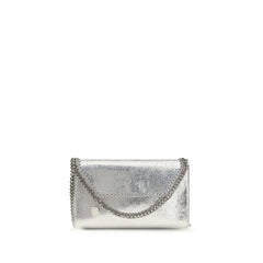 Stella McCartney Silver Polyester Shoulder Bag