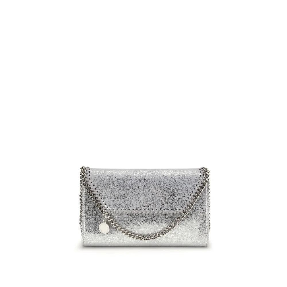 Stella McCartney Silver Polyester Shoulder Bag