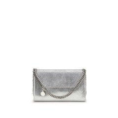 Stella McCartney Silver Polyester Shoulder Bag