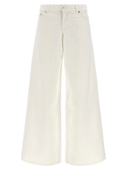 Stella McCartney White Cotton Jeans Denim