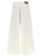 Stella McCartney White Cotton Jeans Denim