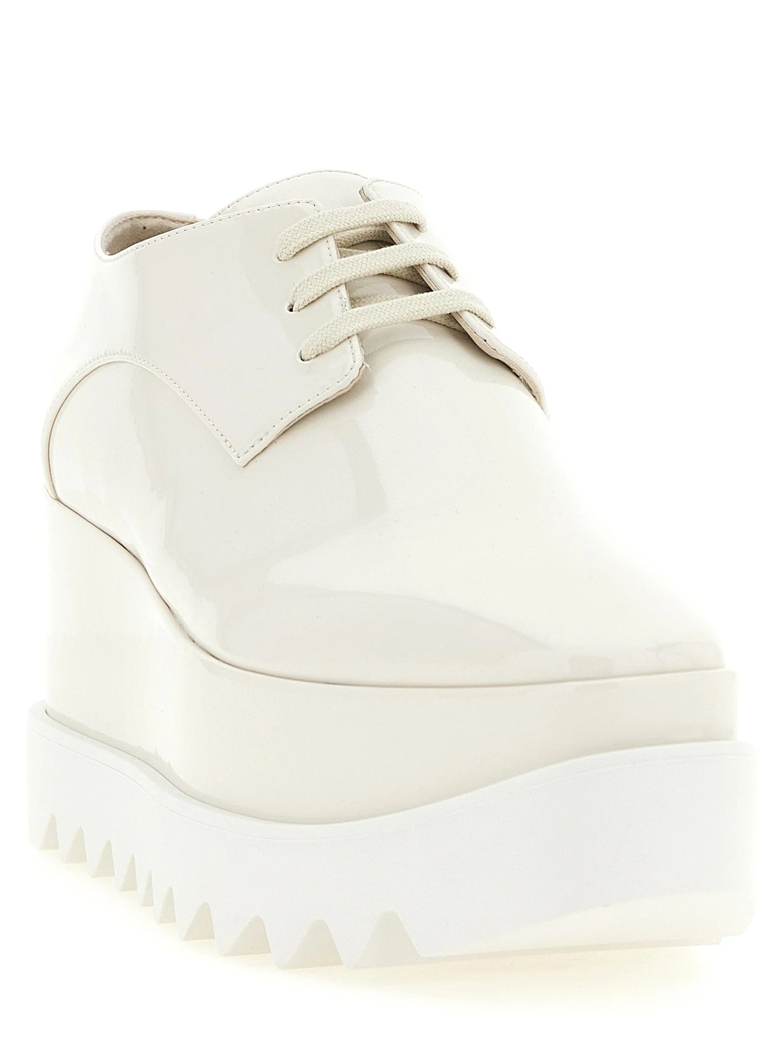 Stella McCartney White Polyethylene Wedge Sandals