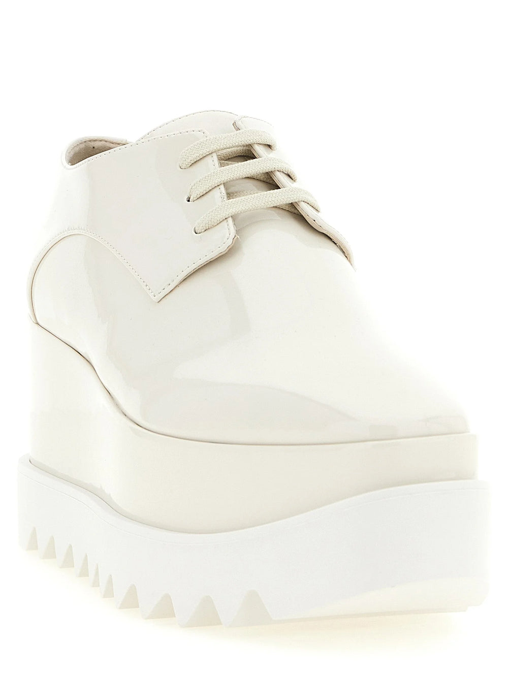 Stella McCartney White Polyethylene Wedge Sandals