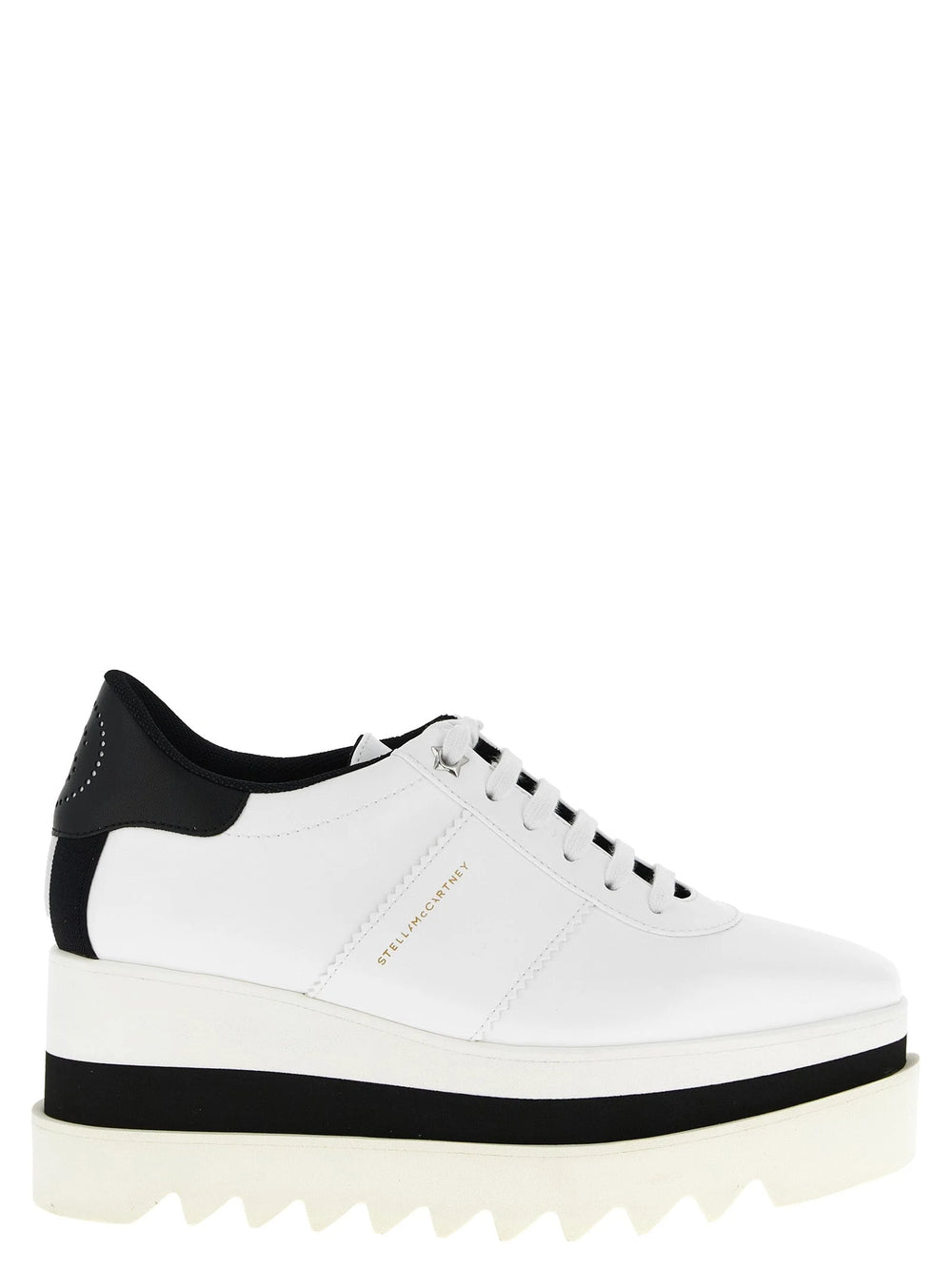 Stella McCartney White Polyethylene Wedge Sandals - EU34/US4