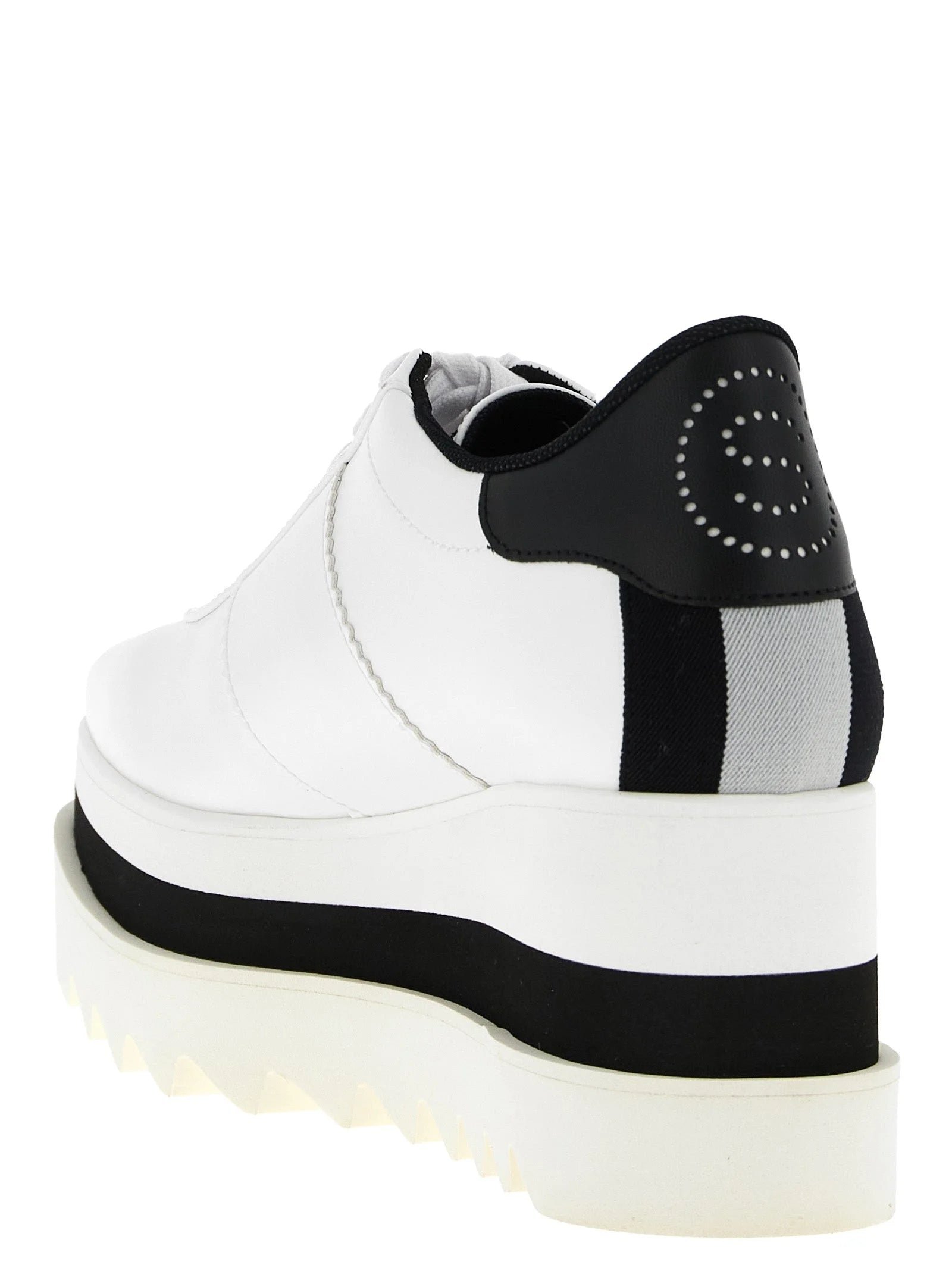 Stella McCartney White Polyethylene Wedge Sandals - EU34/US4