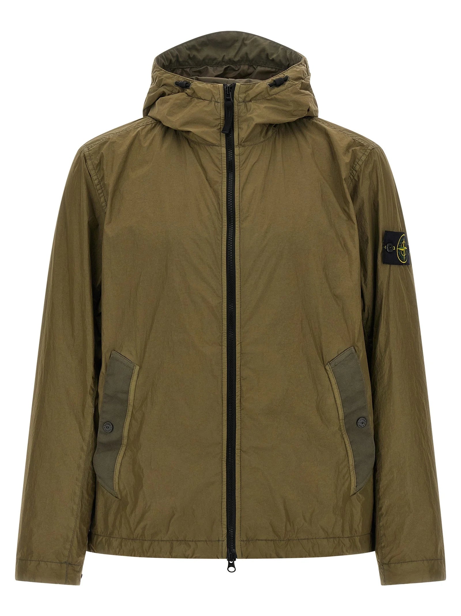 Stone Island Bicolor Polyamide Shell Jacket