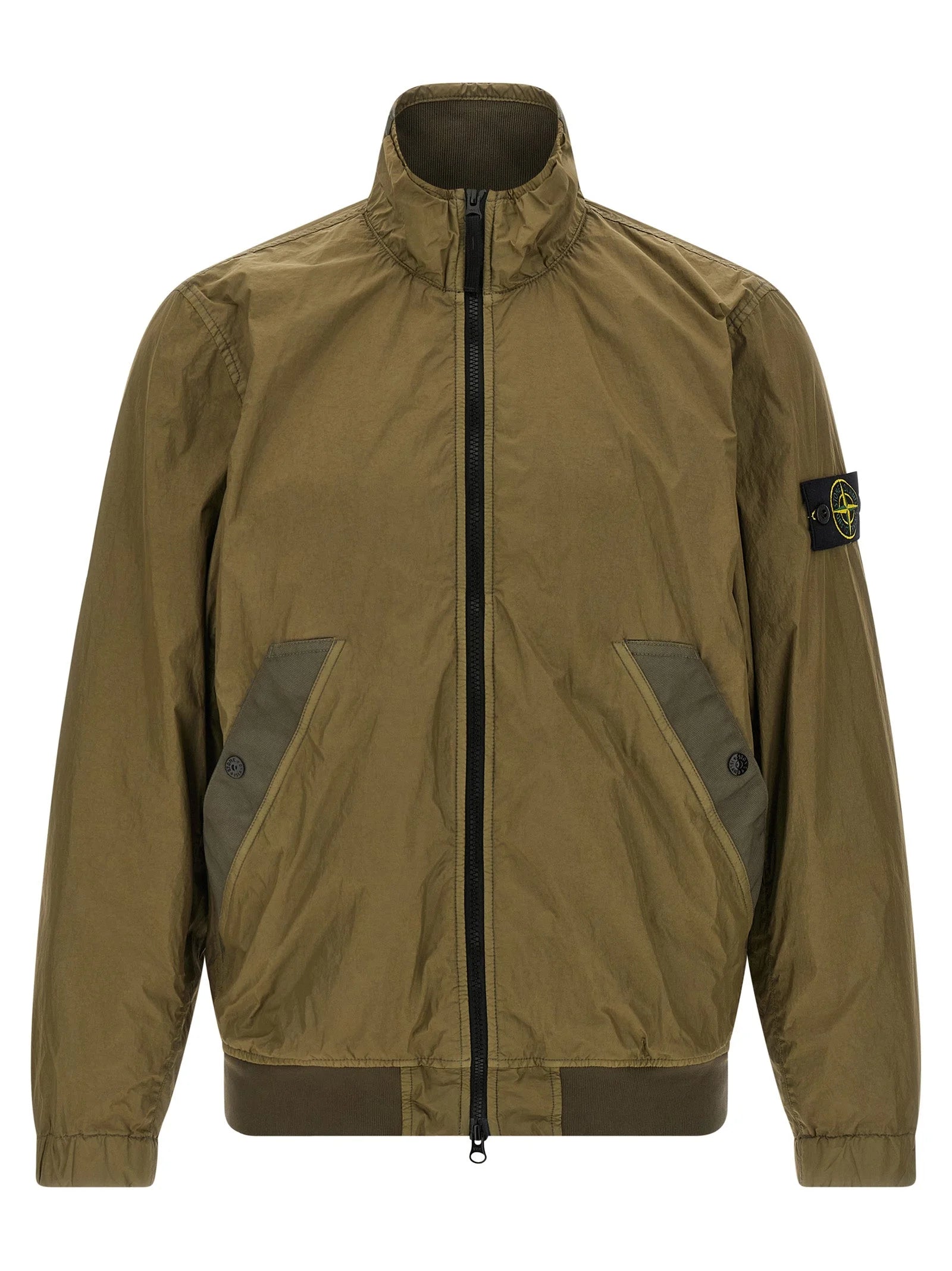 Stone Island Bicolor Polyamide Shell Jacket