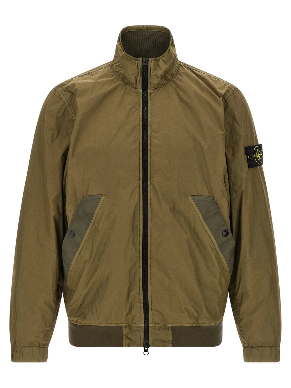 Stone Island Bicolor Polyamide Shell Jacket