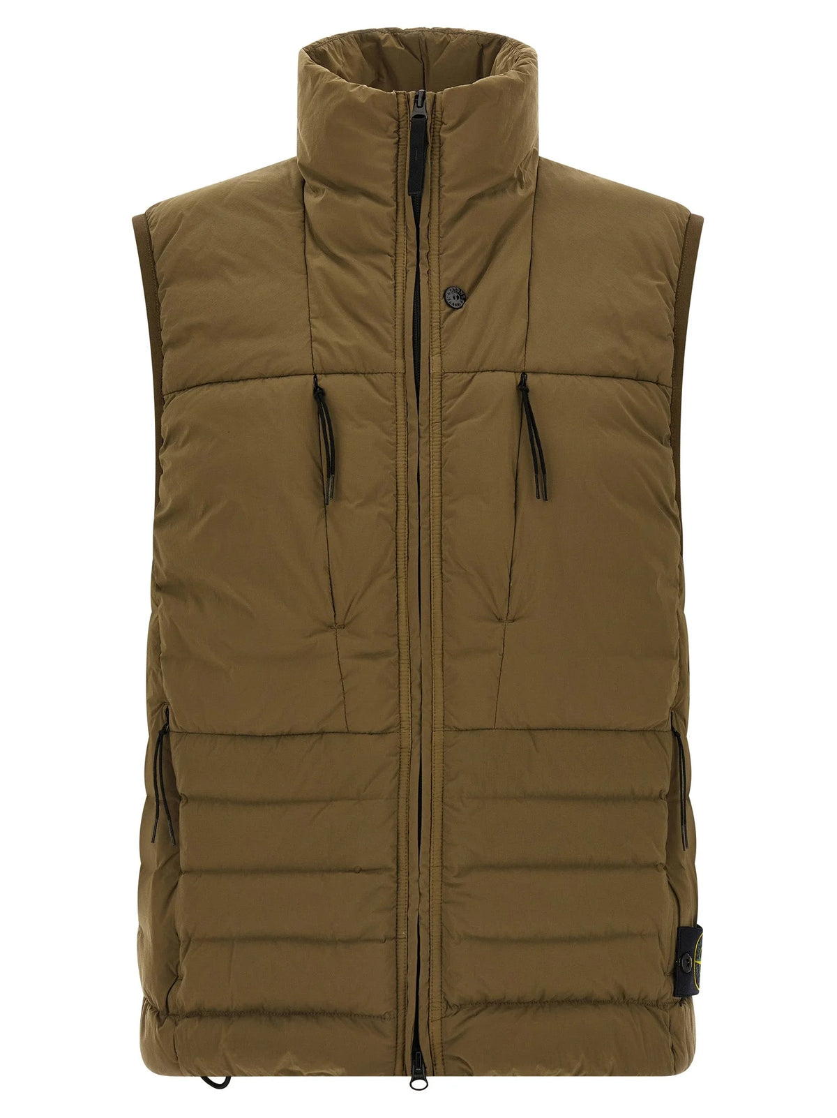 Stone Island Bicolor Polyamide Sleeveless Jacket