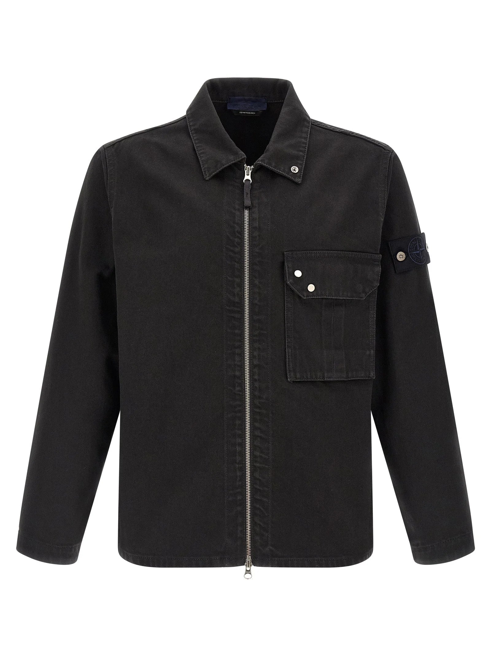 Stone Island Black Cotton Blouse - S