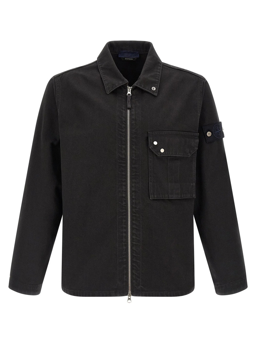 Stone Island Black Cotton Blouse - S