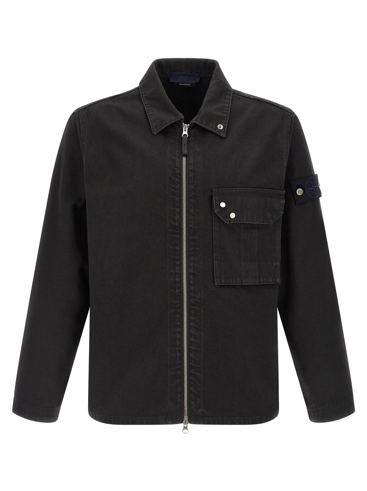 Stone Island Black Cotton Blouse - S