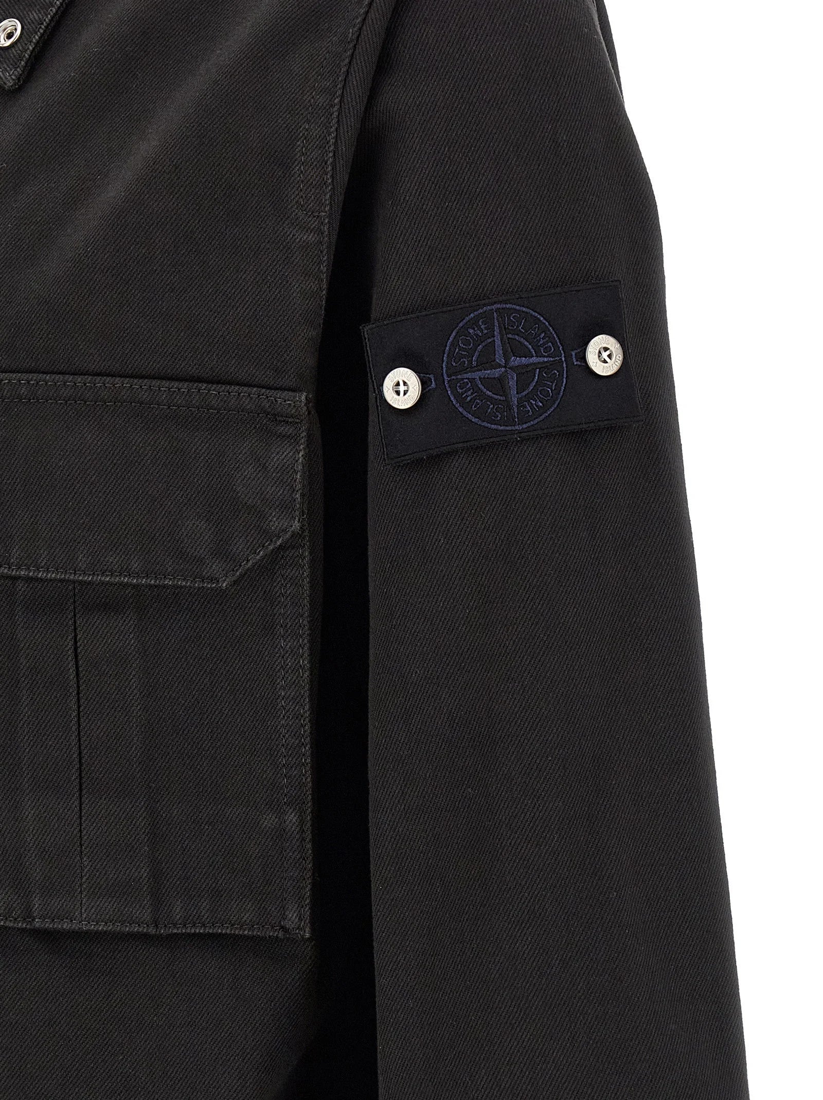 Stone Island Black Cotton Blouse - S