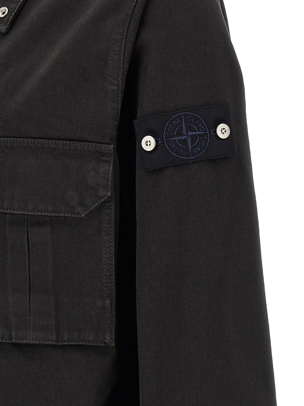 Stone Island Black Cotton Blouse - S