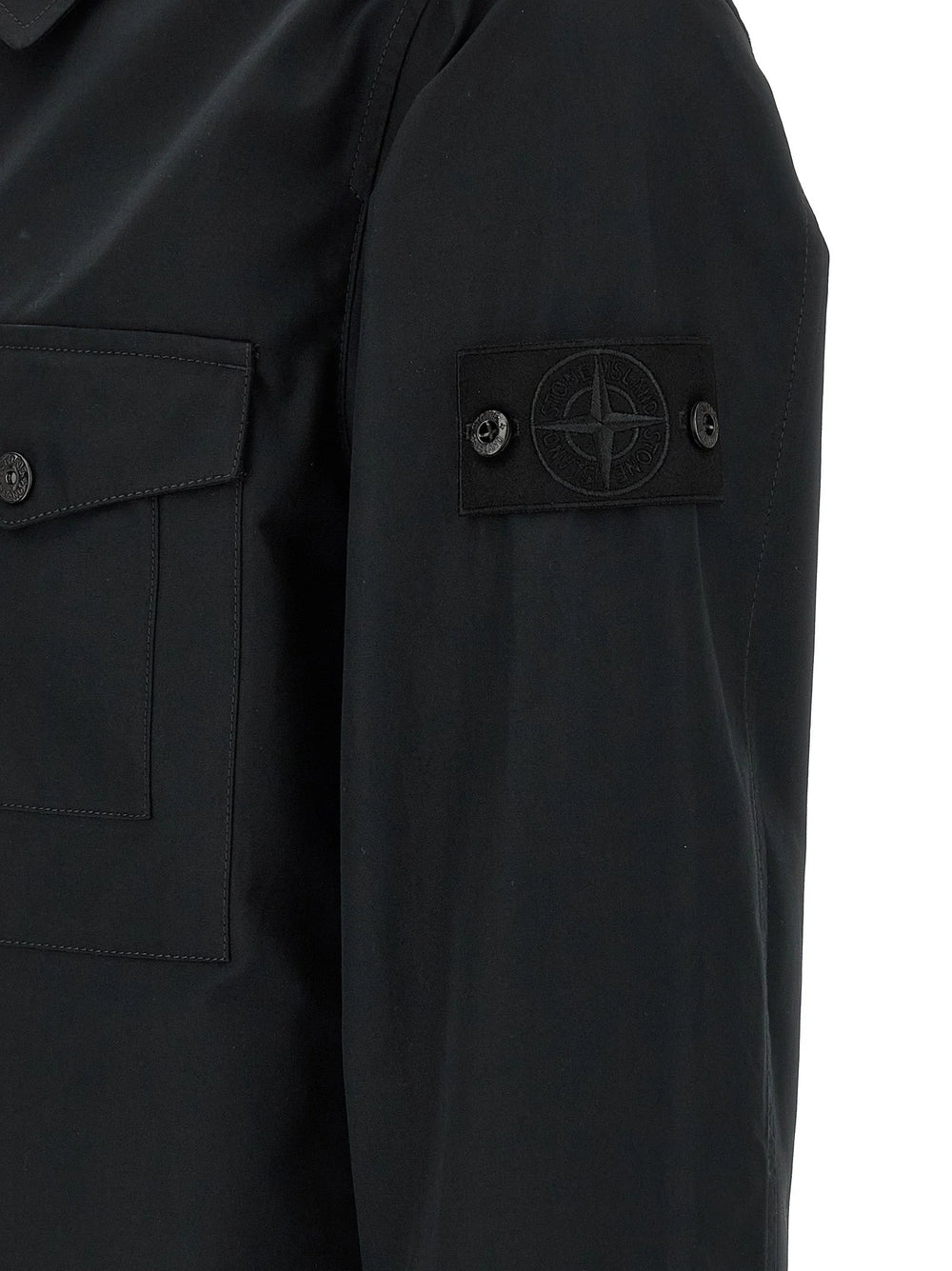 Stone Island Black Cotton Blouse - XXL