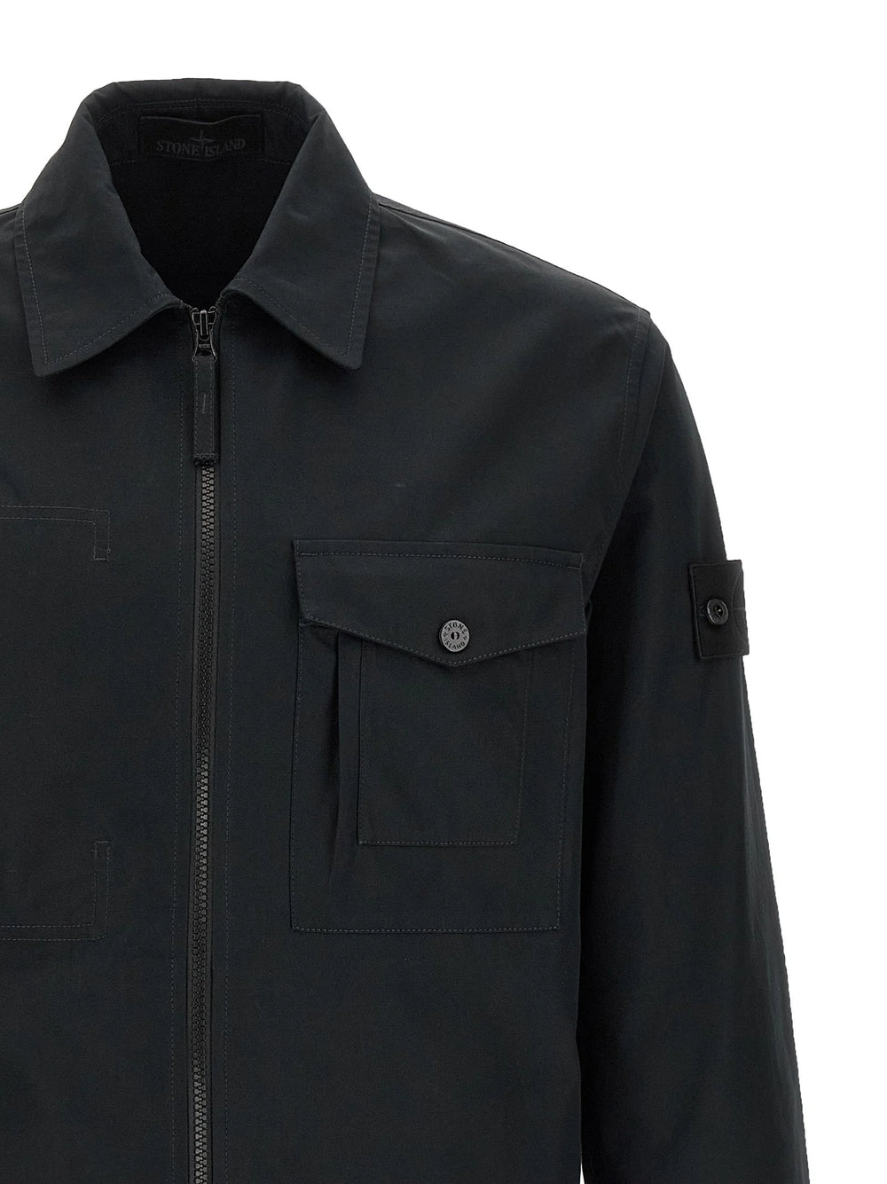 Stone Island Black Cotton Blouse - XXL