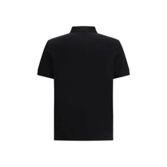 Stone Island Black Cotton Polo Shirt