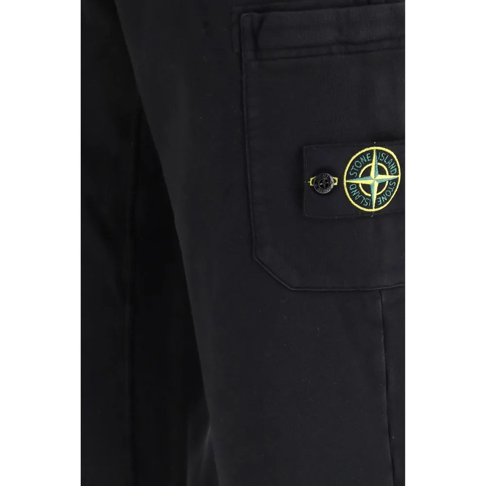Stone Island Black Cotton Sweatshirt - L