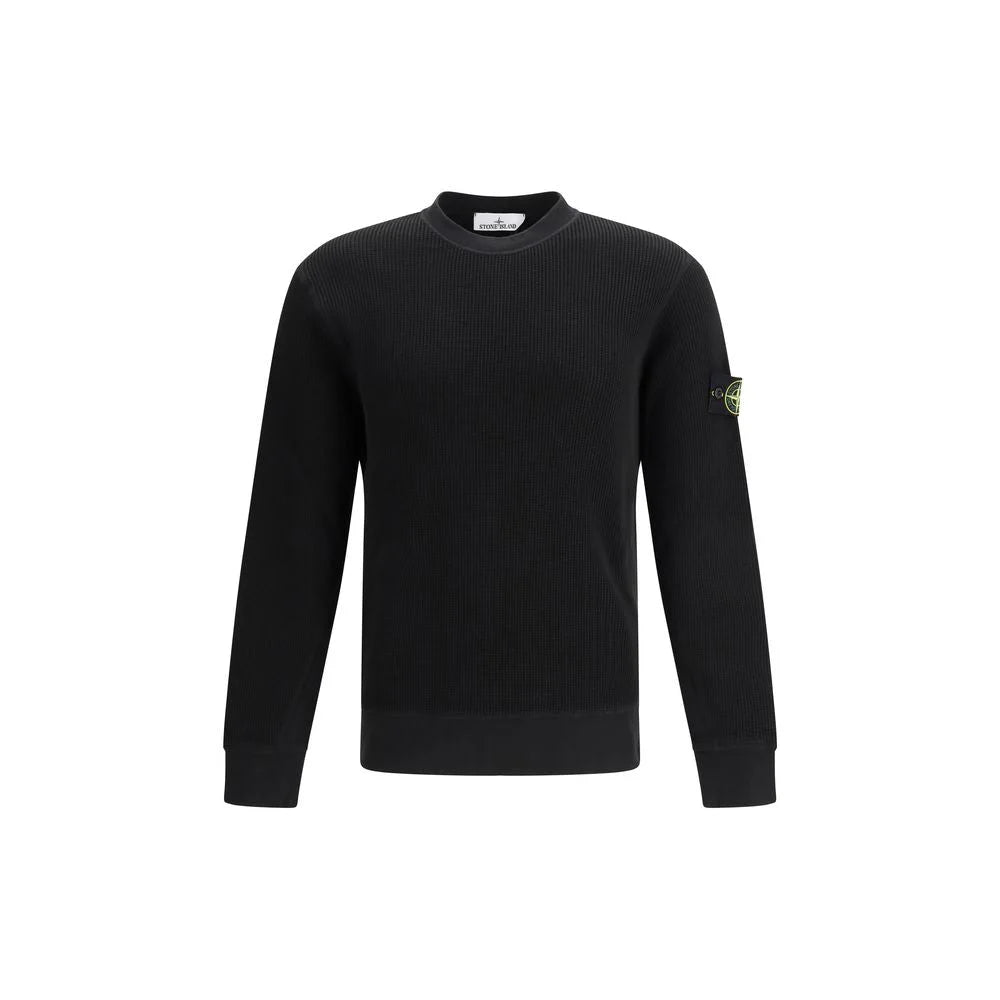 Stone Island Black Cotton Sweatshirt - M