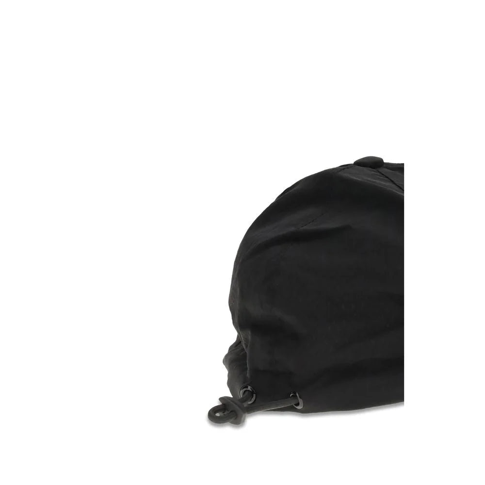 Stone Island Black Nylon Cap (Baseball Hat) - L
