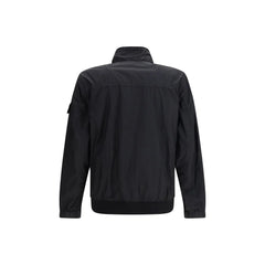 Stone Island Black Polyamide Coat - M