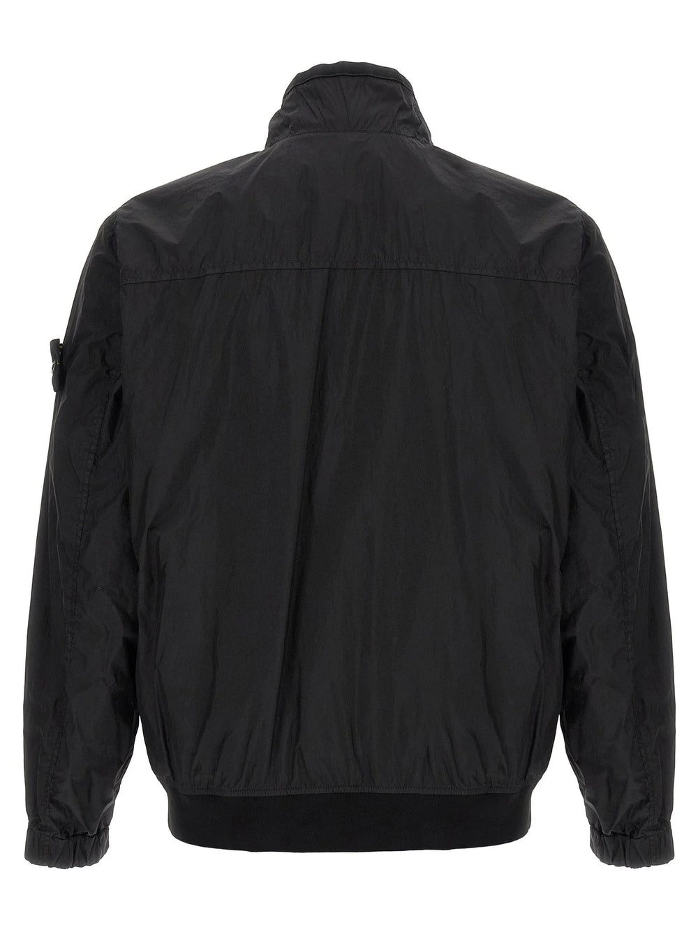 Stone Island Black Polyamide Full-Length Jacket - S