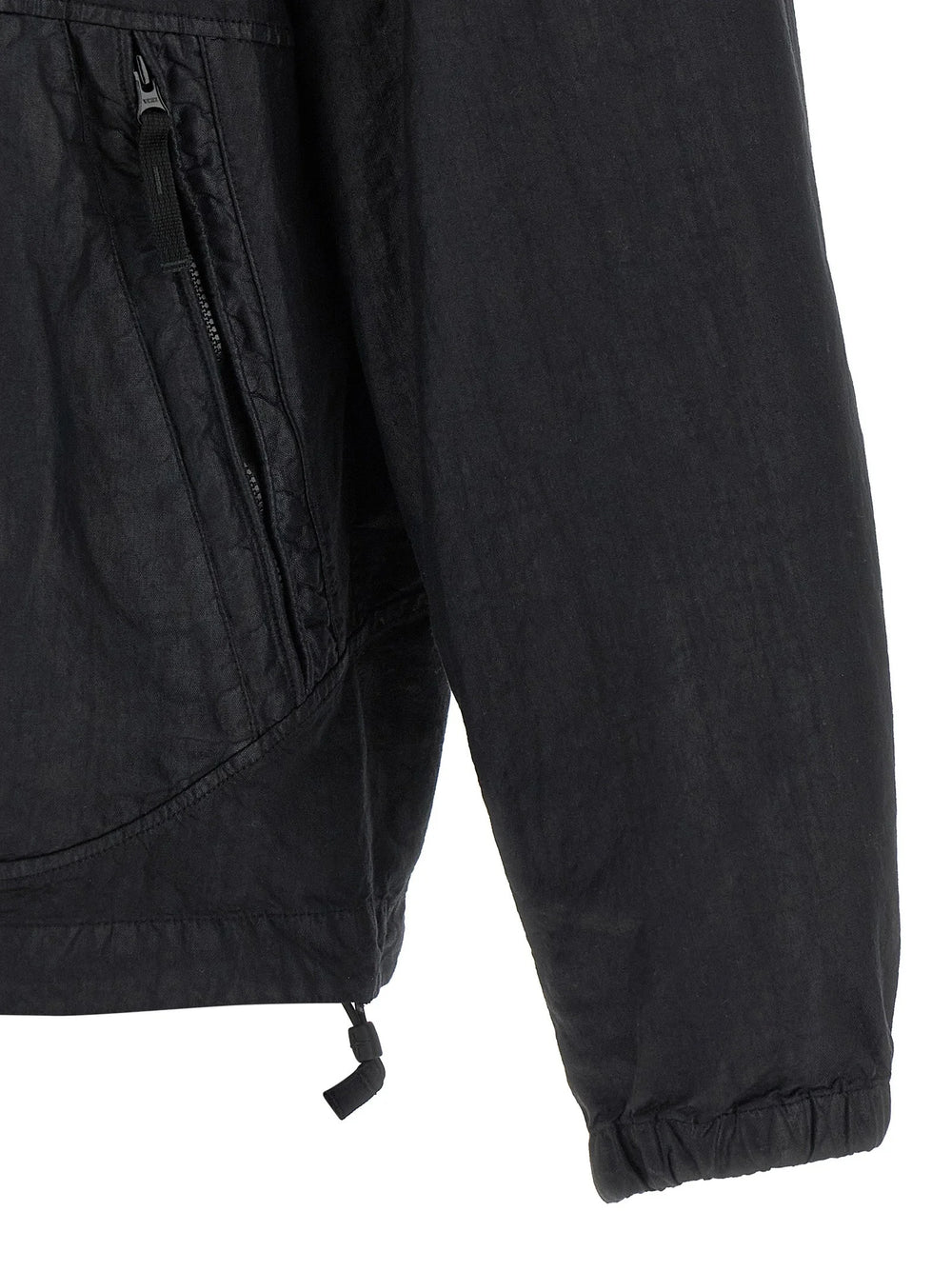 Stone Island Black Polyamide Shell Jacket - L