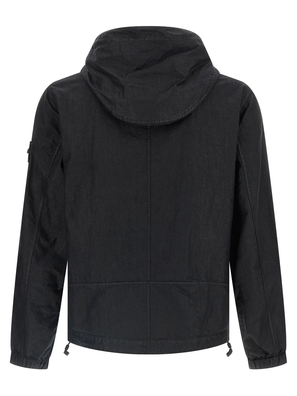 Stone Island Black Polyamide Shell Jacket - L