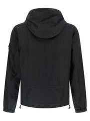 Stone Island Black Polyamide Shell Jacket - L