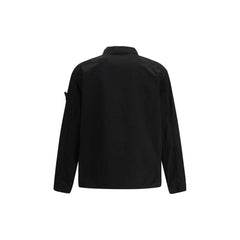 Stone Island Black Polyester Coat