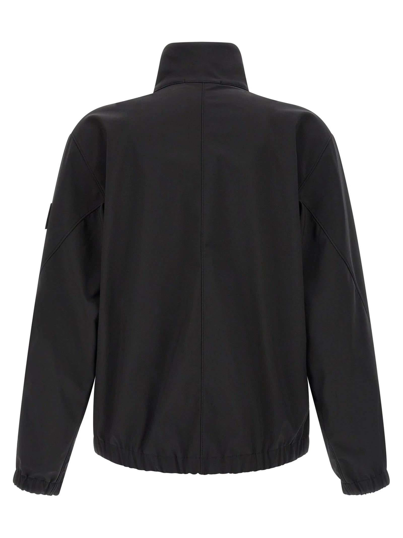 Stone Island Black Polyester Shell Jacket