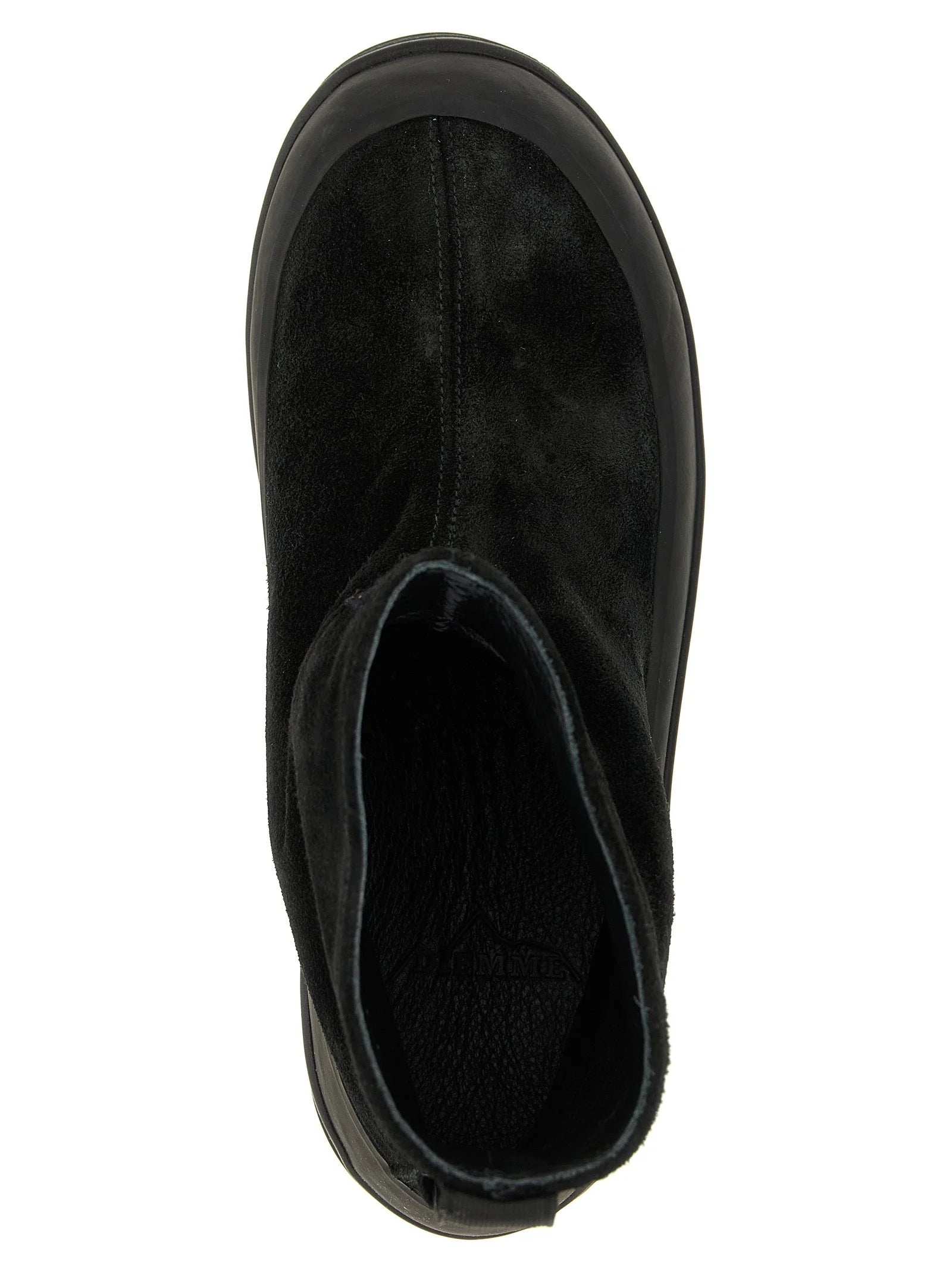 Stone Island Black Rubber Ankle Boots