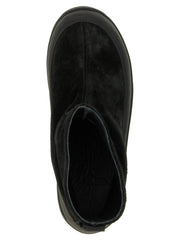 Stone Island Black Rubber Ankle Boots