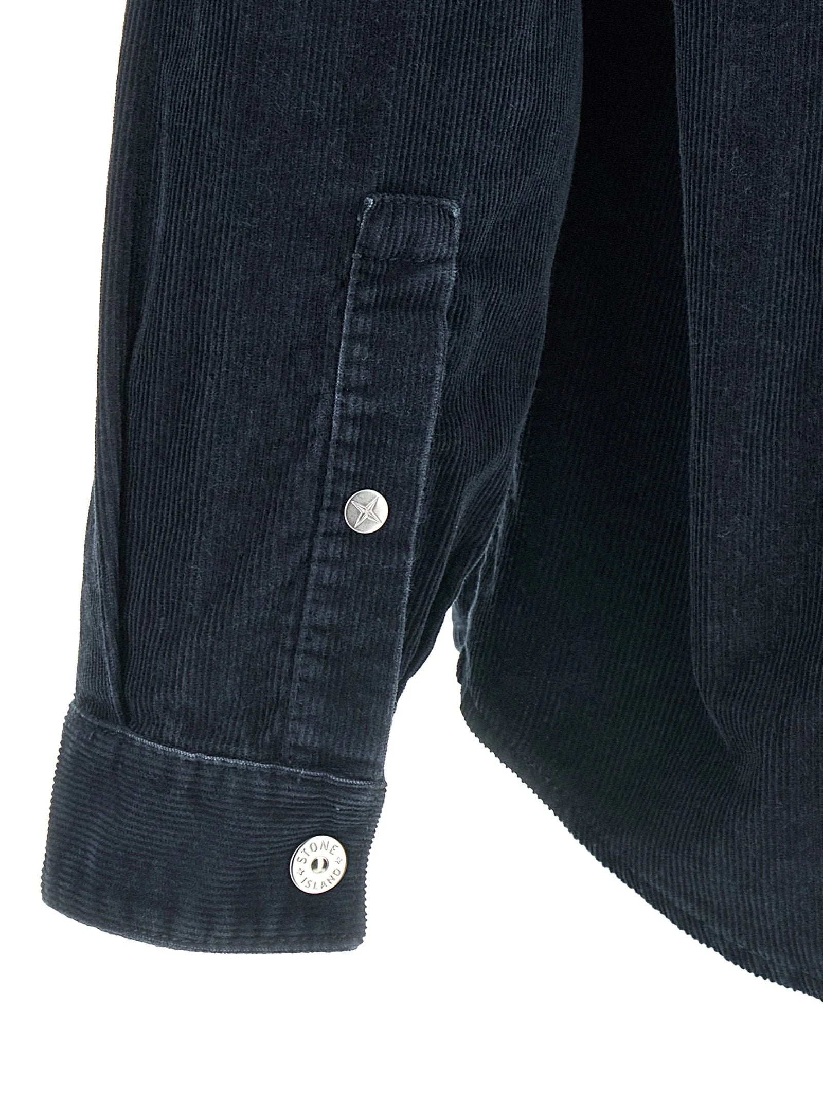 Stone Island Blue Cotton Blouse - M