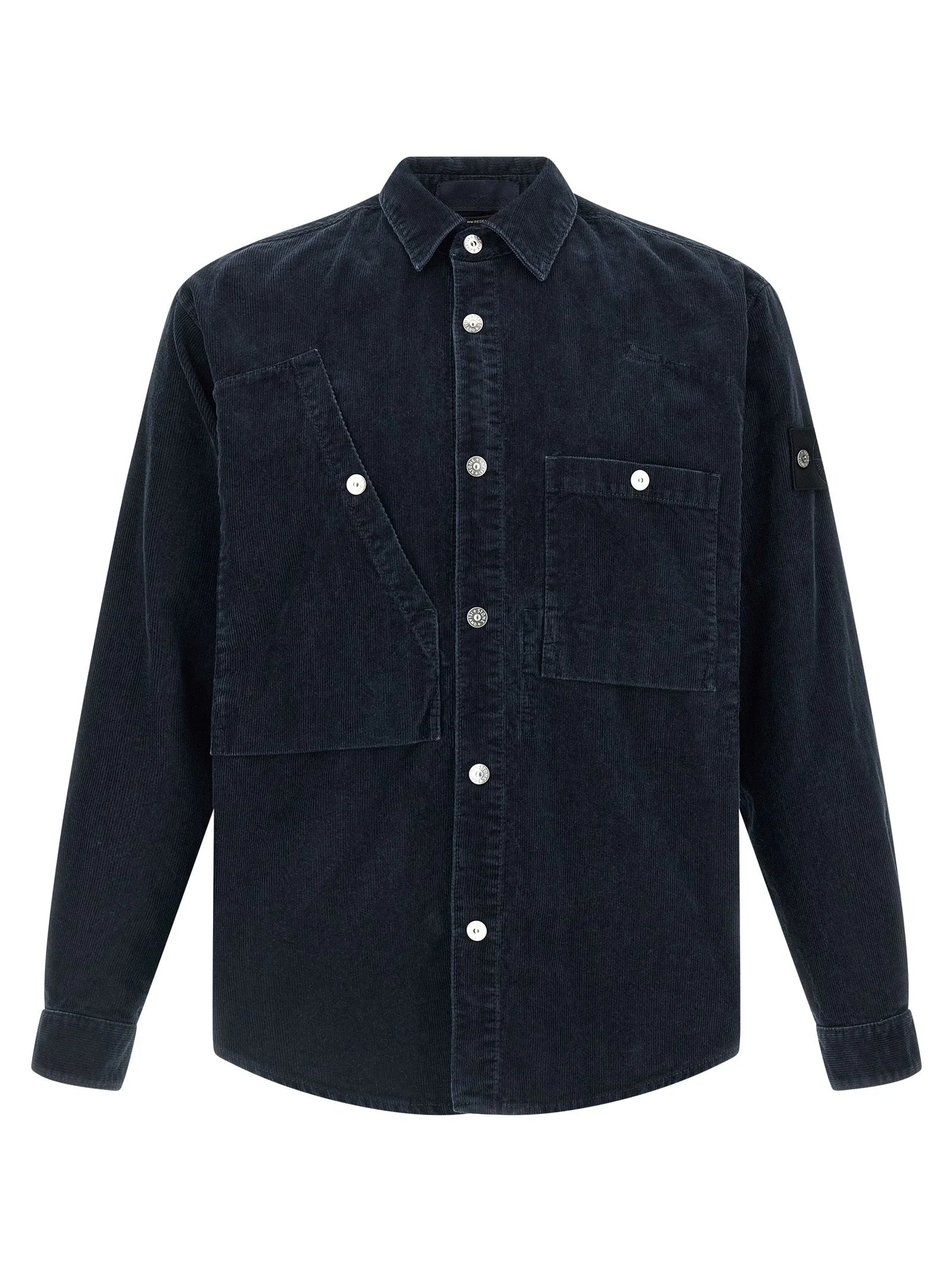 Stone Island Blue Cotton Blouse - M